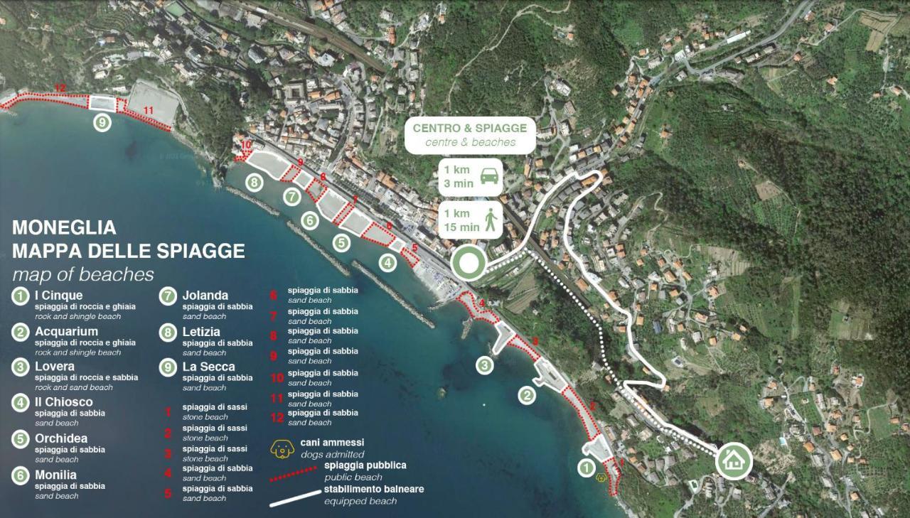 Appartamento A Moneglia, Tra Portofino E Le Cinque Terre Zewnętrze zdjęcie